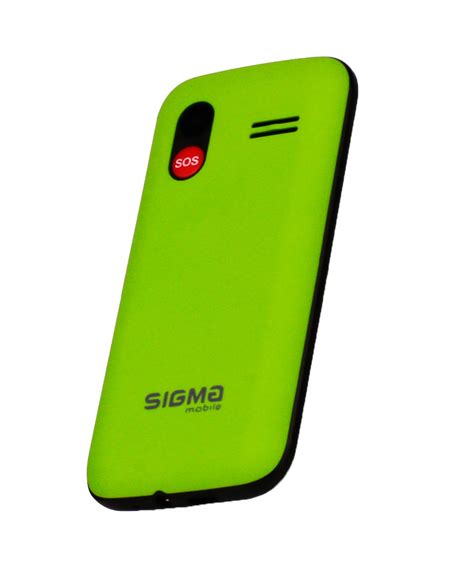Мобильный телефон Sigma mobile Comfort 50 HIT2020 зеленый, кнопочный, с ...