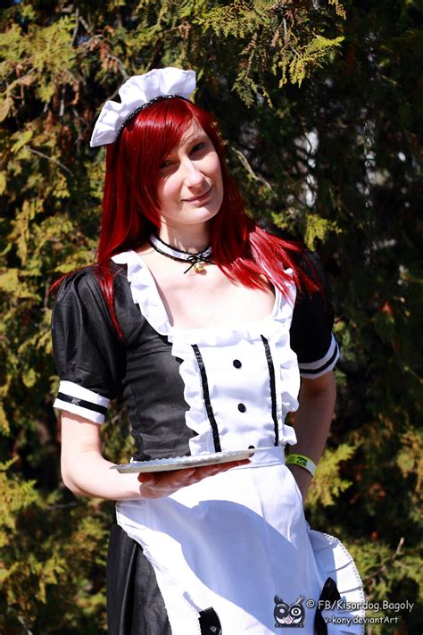 Red Hair Maid By V Kony On Deviantart