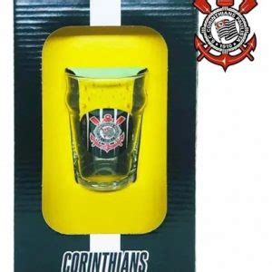 Copo De Vidro Pub Corinthians 200ml Allmix Papelaria Criativa