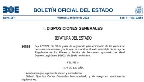 Los Planes De Pensiones De Empleo Ppe Ya Son Ley Ley 12 2022 Todas