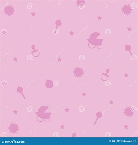 Baby pink wallpaper stock vector. Illustration of modern - 9481827