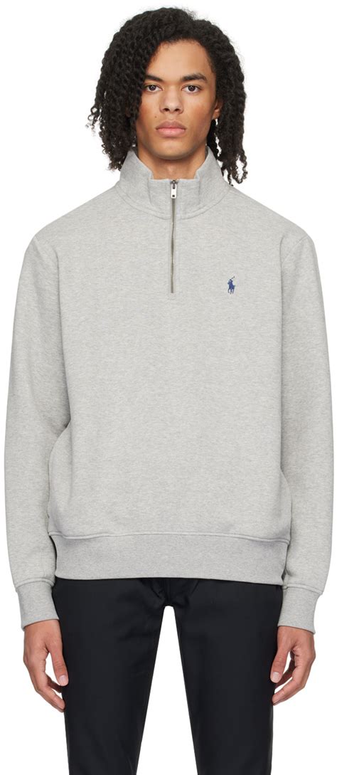 Polo Ralph Lauren Gray The Rl Sweatshirt Polo Ralph Lauren