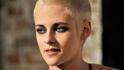 What Did Kristen Stewart Do To Her Hair Shes Nearly Bald Youtube