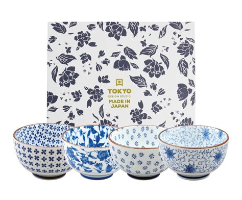 Japanse Kommen Set Tokyo Design Studio - 550ml - 4 Stuks