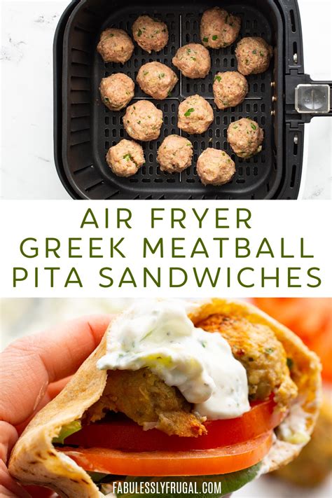 Greek Meatball Pitas With Tzatziki Sauce Recipes Fabulessly Frugal