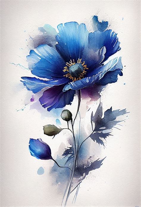 Watercolor Art Lessons Watercolor Flowers Paintings Botanical