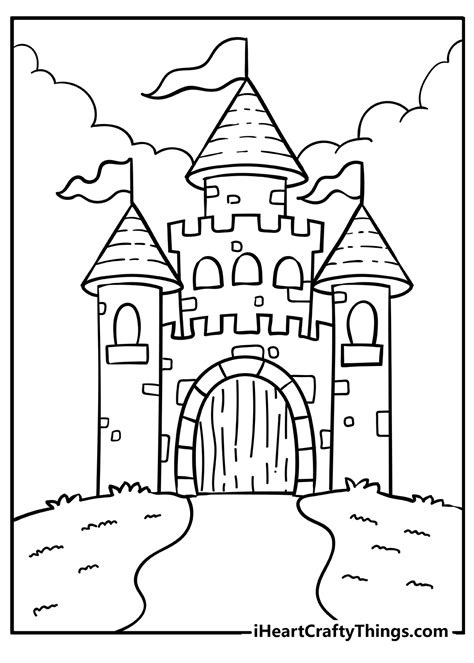 Castle Coloring Pages (100% Free Printables)