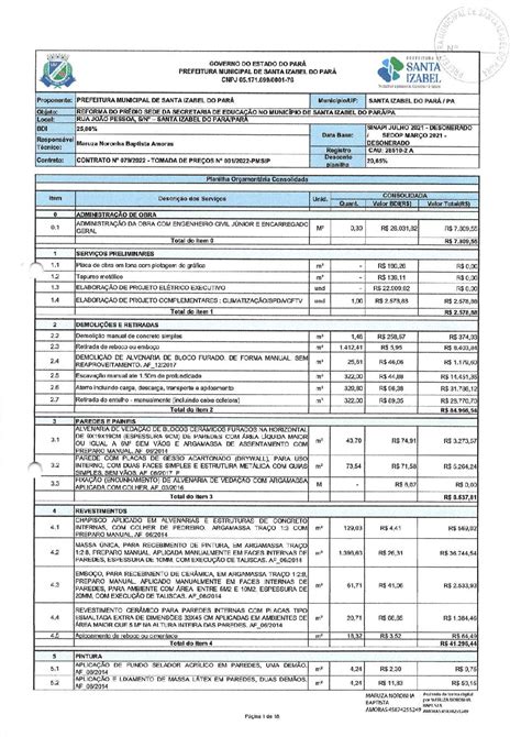 PLANILHA DE ORÇAMENTO compressed Prefeitura Municipal de Santa Izabel