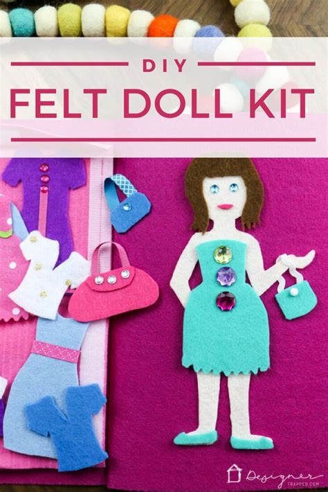 Diy Felt Doll Kit Artofit