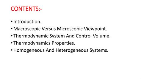 Engineering Thermodynamics Basics Concept Of Thermodynamics Ppt