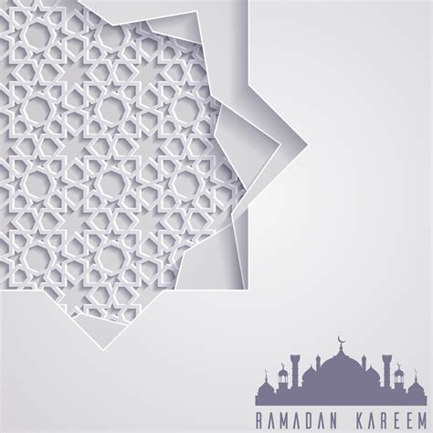 Ramadan Kareem greeting card background 12084521 Vector Art at Vecteezy