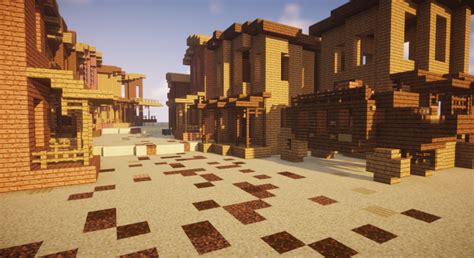 a western town Minecraft Map