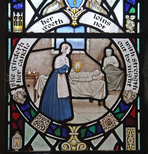 Florence Nightingale Bamburgh Nurse Stained Glass Stained Glass Windows