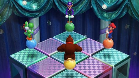 Bounce N Trounce Mario Vs Yoshi Vs Waluigi Vs Dk Mario Party Superstars Master Difficulty