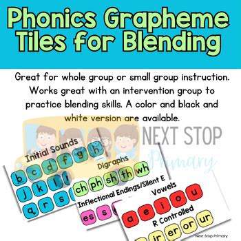 Phonics Grapheme Blending Board Phonics Centers Game Guided Reading