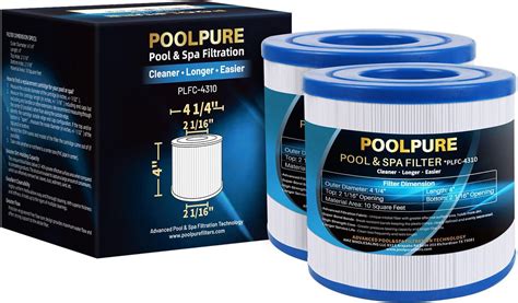 Amazon POOLPURE C 4310 Spa Filter Replaces PWW10 Filbur FC 3077