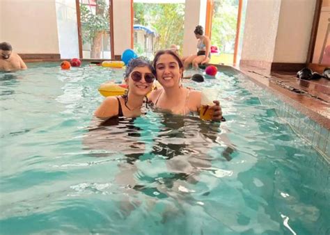 INSIDE PICS Ira Khan Poses In Bikini At Her Poolside Birthday Party Aamir Khan Ex Wife Reena