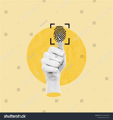 Fingerprint Security Fingerprint Future Technology Finger Stock Photo