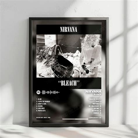 nirvana bleach album cover 2