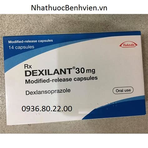 Thuốc Dexilant 30mg Nhà Thuốc Bệnh Viện Bán Thuốc Theo Đơn