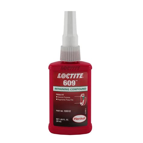 LOCTITE 609 COMPUESTO RETENEDOR 50 Ml 60931 IDH 135512