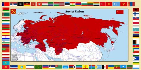 Russia Republics Of The Soviet Union Post-Soviet States History - Map ...