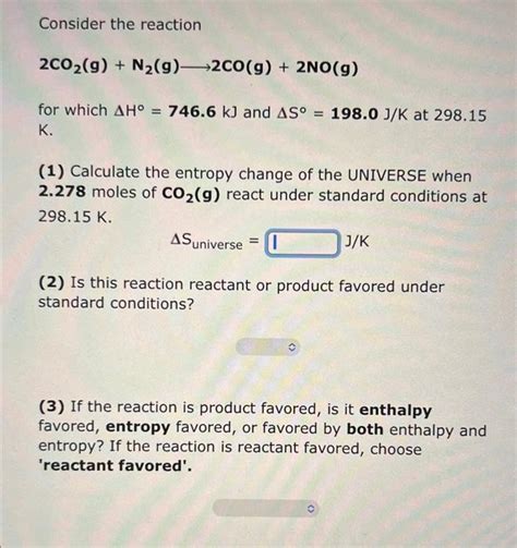 Solved Consider The Reaction 2nas2h2ol→2naohaqh2g