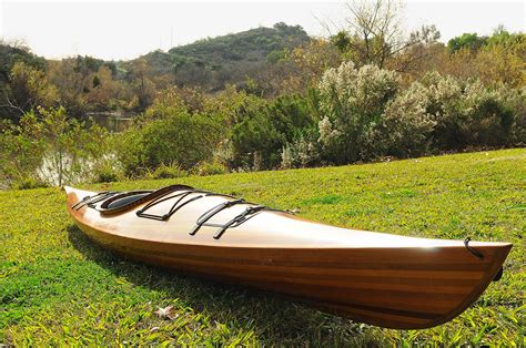 Explore classic wooden kayak 15 foot - Wooden Boat USA