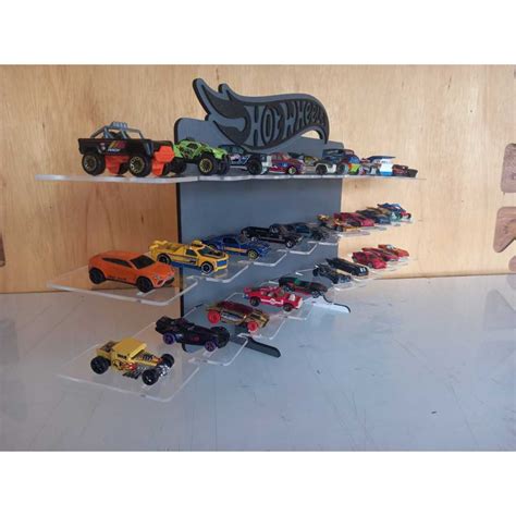 Estante Prateleira Porta Hot Wheels Para Carrinhos Mdf Adesivado Menor Pre O Shopee Brasil
