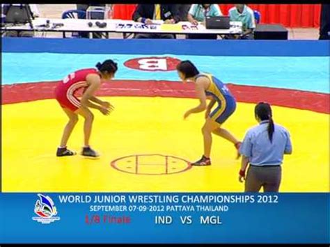 WORLD JUNIOR WRESTLING CHAMPIONSHIPS 2012 IND VS MGL YouTube