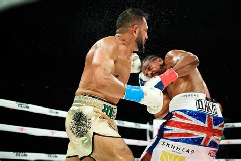 Photos David Haye Carries Friend Joe Fournier Wins Decision Boxing News