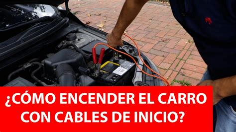 Cómo encender el carro con cables de inicio YouTube