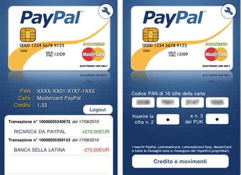 My Paypal Card Per La Gestione Delle Prepagate