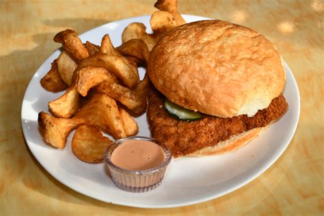 Schnitzel Sandwich - Main Menu - Bruno's European Restaurant - German ...