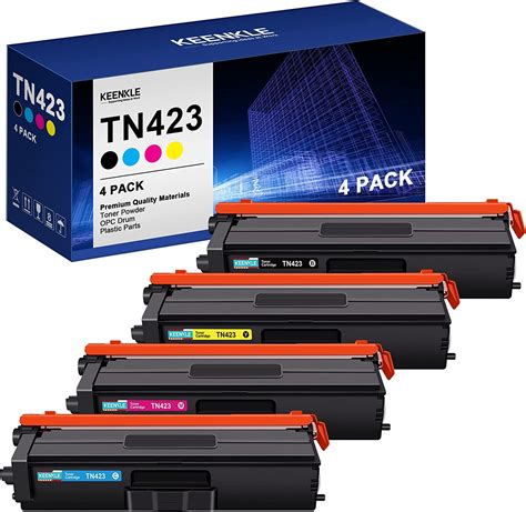 KEENKLE TN423 Tonerkassette Kompatibel für Brother TN 423 TN 421 Toner