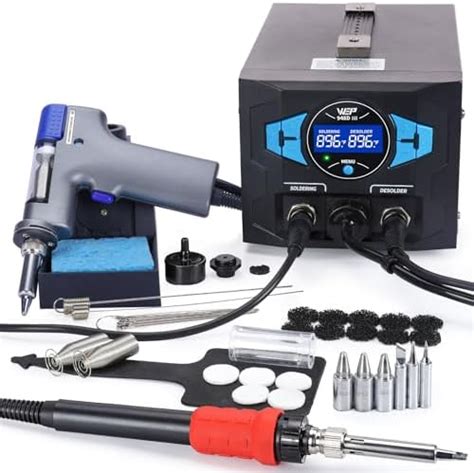 In Hot Air Rework Soldering Station Hot Air Gun With Mechanical Arm Soldering Iron