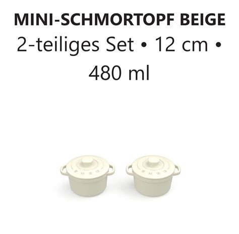 Smeg Schmortopf Cm Topf Neu Ovp Creme Rund Alle Herdarten