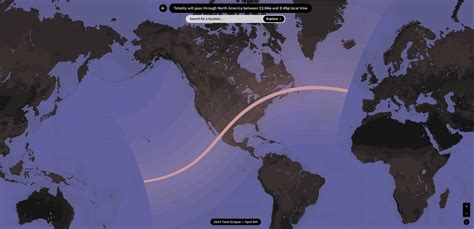 Eclipse map wide view | The Planetary Society