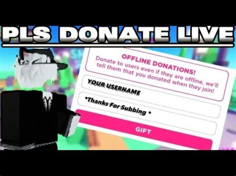 Live Pls Donate Raising Robux Chilling Stream Donating Later Day