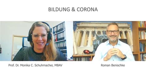 Videopodcast BILDUNG CORONA Mit Pr Dr Monika Schuhmacher YouTube