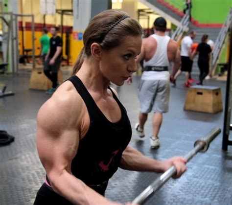 Olga Belyakova Muscle Lady Lift And Carry Delts Quads Female