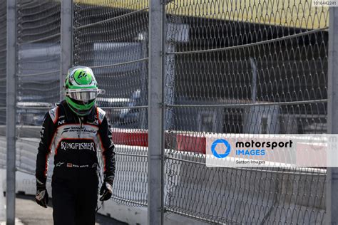 Race Retiree Nico Hulkenberg Ger Force India F Walks In At Formula