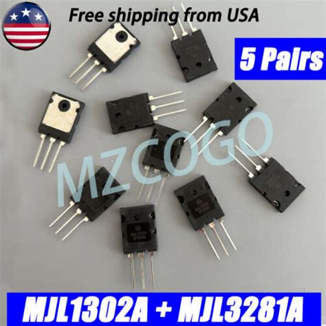 Mjl A Mjl A Audio Power Amplifier Transistor Pairs Shipped