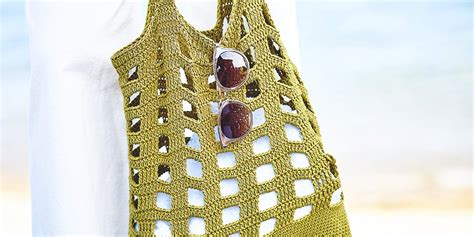 DIY crochet tutoriel pour réaliser un sac filet Marie Claire