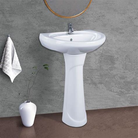 Ceramic Plain White Pedestal Wash Basin At Best Price In Chotila