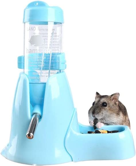 Shanbye Animal Water Dispenser Guinea Pig Water Bottle 80ml Blue