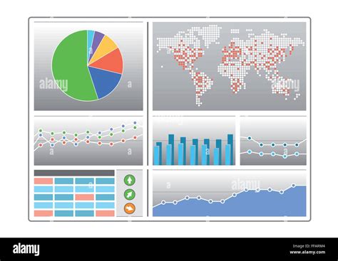 Dashboard With Different Types Of Charts Like Pie Chart World Map Bar