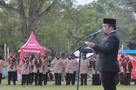 Pj Bupati Aceh Besar Buka KEMSAMA Pramuka Penggalang Dan Penegak 2024