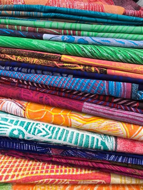 Empowering Fabrics Aboriginal Screen Printed Textiles From Australias