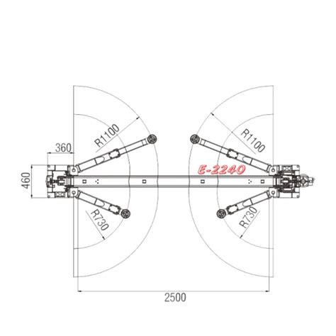 Vico Elght Bended Post Lift 4t Two Side Manual Release Car Lift